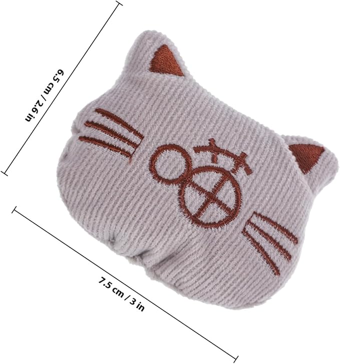 ORFOFE 3pcs Plush Catnip Filled for Cats Indoor Chew and Tease Soft Cat Pillow Interactive Lovely Playset