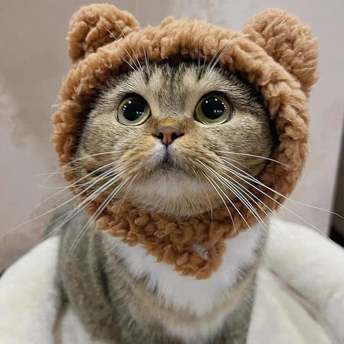Purrfect Paws Cat & Dog Hats - Ear Covers & Headband for Pets, Noise Protection & Warmth