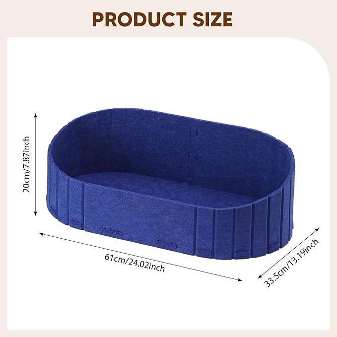 Cat Scratcher Bed Cat Scratching Board Furniture Protector Breathable Cats Kittens Pet Supplies Detachable Comfortable Basket, Blue