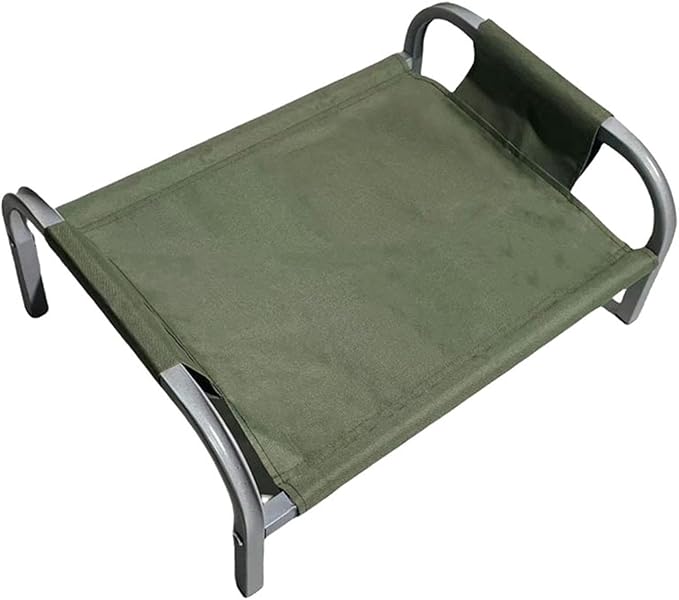 Elevated Cat Bed Pet Supplies Removable High Strength Easy to Clean for Indoor Comfortable Raised Pet Bed Cat Furniture, Green