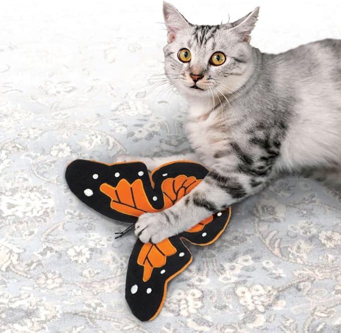 KONG Catnip Crackles Flutterz Butterfly Toy