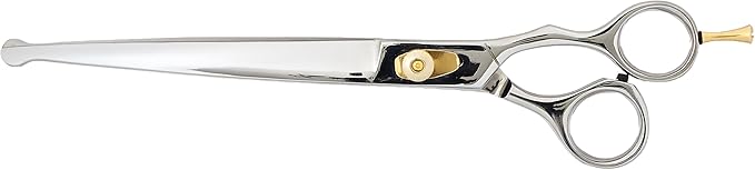 Professional Pet Grooming Scissors 8.5" Safety Tip (Available Straight or Curved)