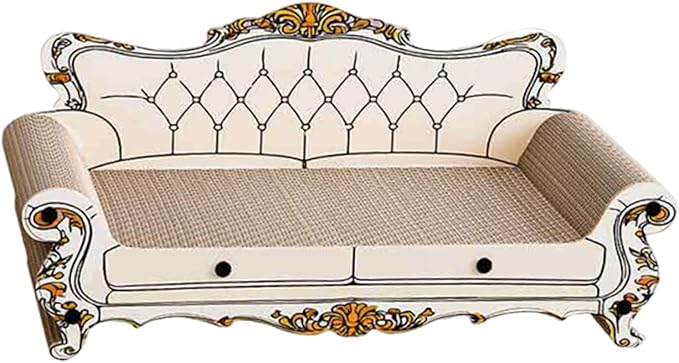 Baoblaze Cat Scratcher Couch Bed Pet Claw Sharpening Supplies Furniture Protection Versatile Grinding Claw Toy Cat Couch Chaise Longue, Style A