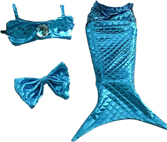 Generic cat Mermaid Costume, Mermaid Tail for Cats, Mermaid Tail Clothes Sequin Mermaid Dress, Comfortable & Soft Dog Outfit, Funny Pet Costumes for Cat and Dog, Blue