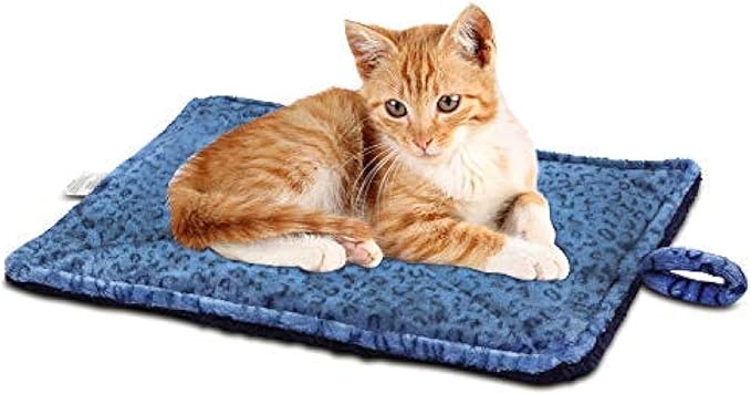 MARUNDA Self Warming Cat Bed, Super Soft Cat Dog Pet Bed, Super Soft Cat Dog Pet BedThick Fabric, Double-Sided Usable Washable, Non Electric.