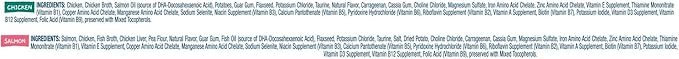 Blue Buffalo Baby Blue Natural Kitten Wet Cat Food Paté Variety Pack, Healthy Growth Formula with DHA, High-Protein & Grain-Free, Chicken and Salmon Recipes, 3-oz Cans (6 Count, 3 of Each)