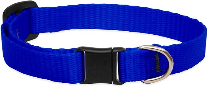 LupinePet Basics 1/2" Blue Cat Safety Collar , 8-12"