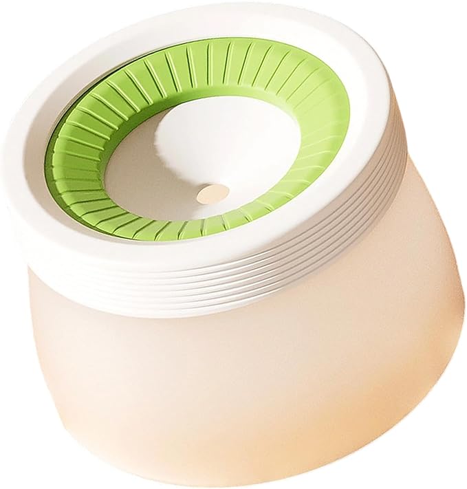 Floating Pet Water Bowl Prevents Wet Mouth for Cats Dogs, Nonslip Base Easy Assembly Pet Drinking Bowl