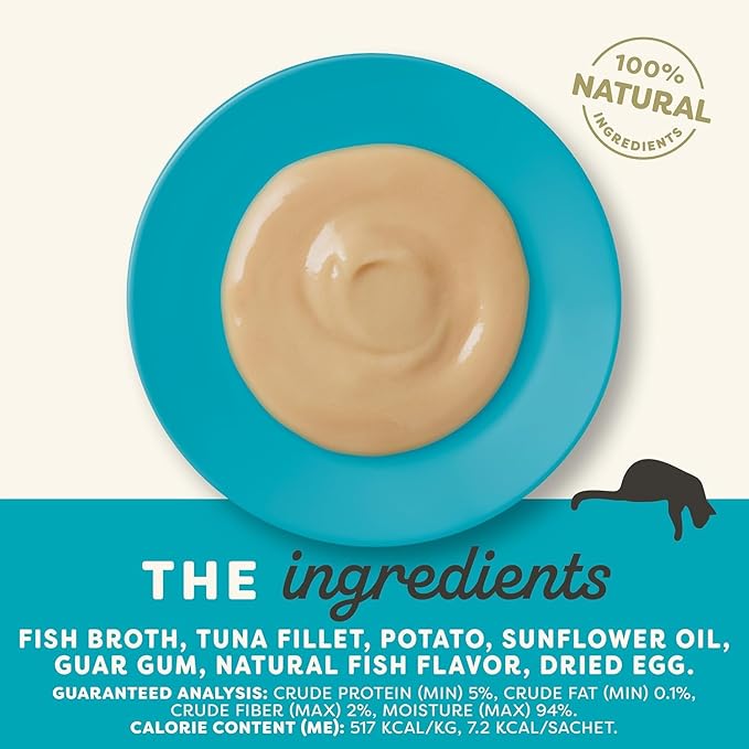 Applaws Lickable Puree Cat Treats in 3 Flavors: (1) Salmon, (1) Chicken and (1) Tuna (6 x 0.5 Oz Sachets per Flavor, 18 Sachets Total)