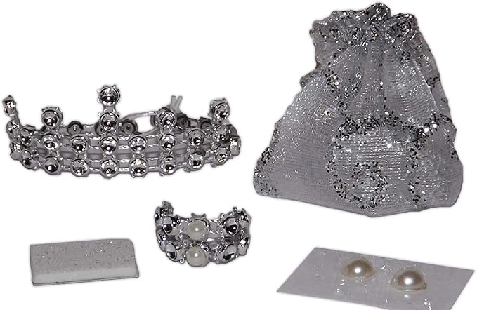 Silver Princess Clothes Accessories for Little Pet CAT/LPS CAT/Dog + Compatible for Cat Littlest Pet Shop (cat/Dog NOT Included)