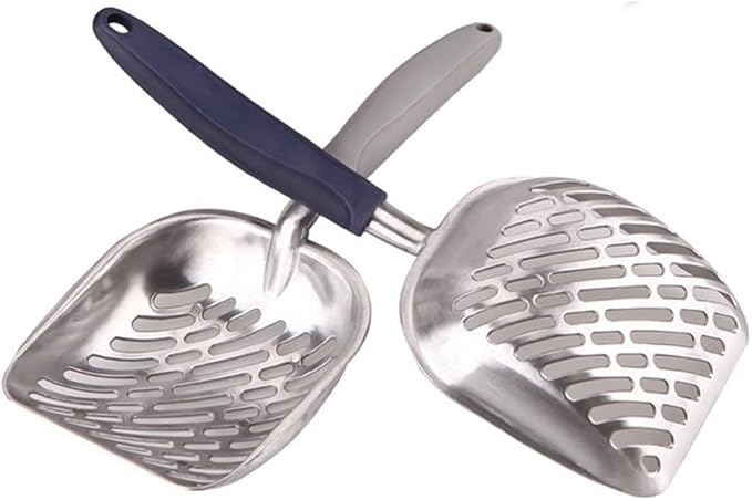 Cat Litter Box Poop Scoop Endurance Stainless Steel Kitty Litter Boxes Scooper Big Size
