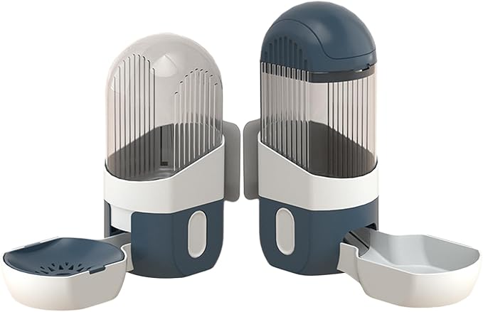 Water Feeder Automatic and Dispenser Feeding Watering Pet Cage Mount Automatic Pet Feeder for Cats