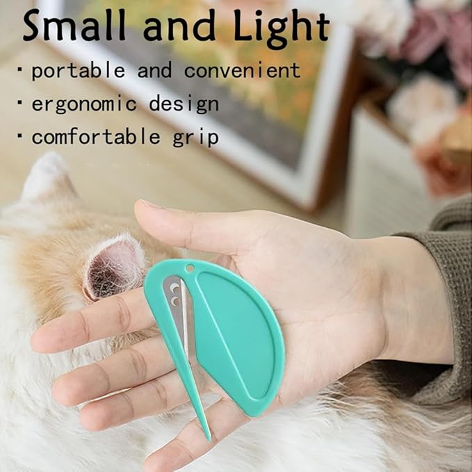 1 Piece Knotting Comb for Cats, Pet Knotting Comb Pet Supplies for Dog Pet Hair Removal Tool,Red