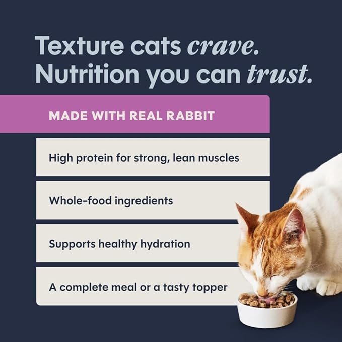 Instinct Flaked Entrees in Gravy, Wet Canned Cat Food, Grain-Free - Rabbit, 3 oz. Cans (Pack of 24)