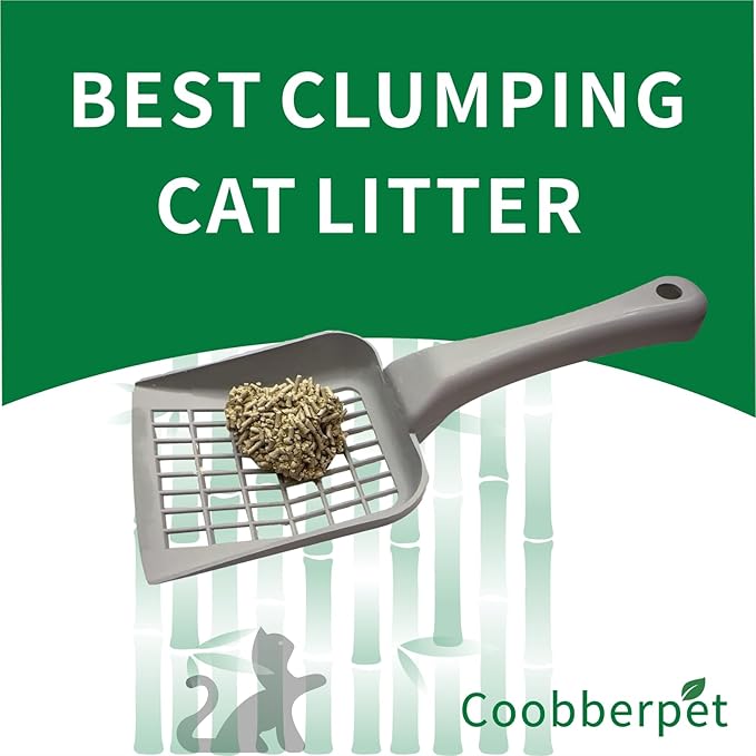 Bamboo Fiber Cat Litter, 100% Natural & Eco-Friendly, Superior Odor Control, Dust-Free Formula, Biodegradable & Sustainable (1 Bag)