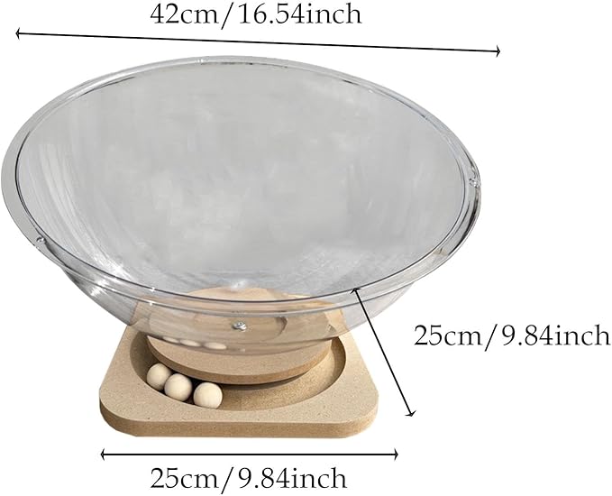 Space Capsule Cat Bed Pet Furniture Easy Cleaning Universal Small Pets Activity Centre Sleeping Nest Toy- 42cm