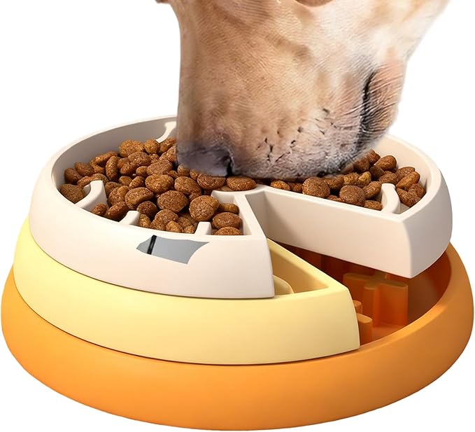 Removable Pet Bowl - Ergonomic Cat Bowl, 21x21x8cm Kitten Feeder with Stable Bottom, Pet Food Vessel Accessories, Feeding & Watering Supplies Bowls, Mealtime Cat Accessory for Pets