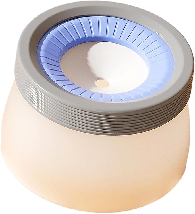 Floating Pet Water Bowl Prevents Wet Mouth for Cats Dogs, Nonslip Base Easy Assembly Pet Drinking Bowl