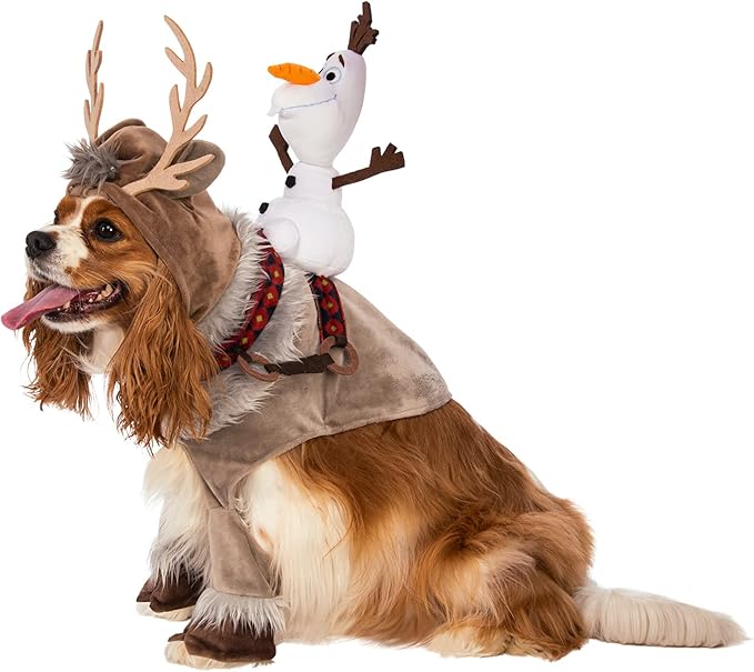 Disney Frozen: Sven Pet Costume for For Dogs or Cats by Rubies, XL