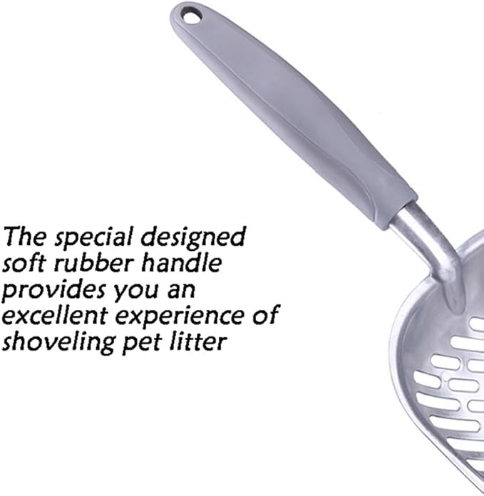 Cat Litter Box Poop Scoop Endurance Stainless Steel Kitty Litter Boxes Scooper Big Size