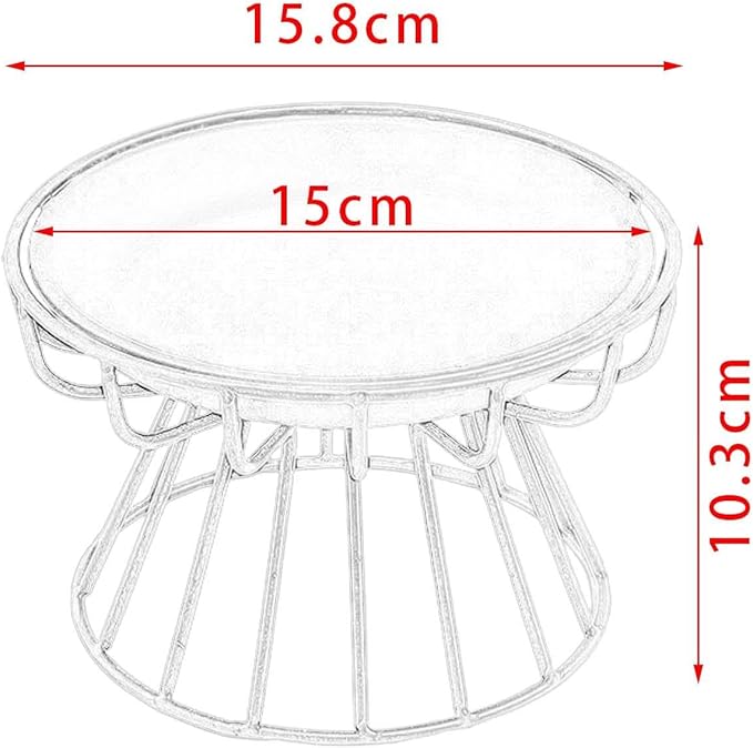 Raised Cat Food Bowl Porcelain Bowl Metal Stand Minimalist Multipurpose Easily Food and Water Bowl Detachable for Dry Wet Food, Style G