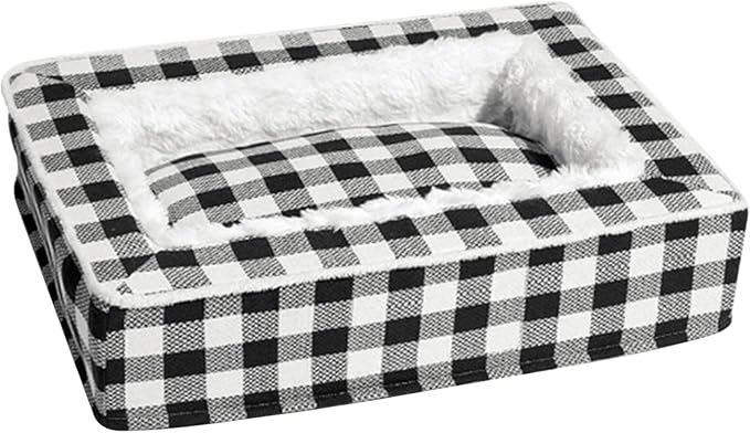 Cat Bed - Warm Pet Sleeping Nest Cuddler | Pet Sofa Bed for Small Dogs - for Living Room Crate Interior Bedroom Home
