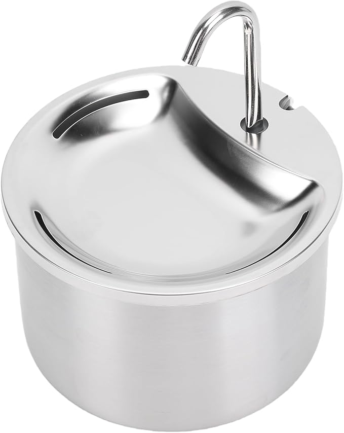 AYNEFY Cat Water Dispenser Pet Water Fountain Stainless Steel Cat Dispenser for Pet Indoor Use