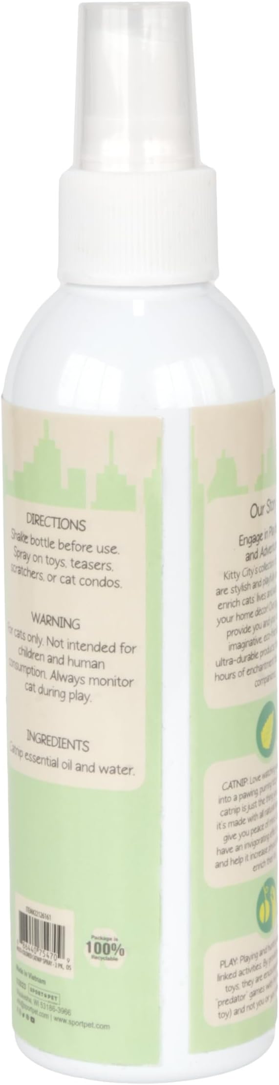 Kitty City Cat Premium Natural Catnip Collection, Spray