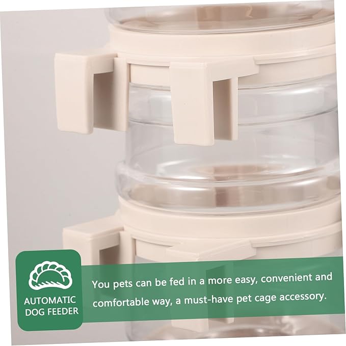 Cat Waterer Cat Feeder and Dispenser Automatic Pet Watering System Gravity-Flow Design
