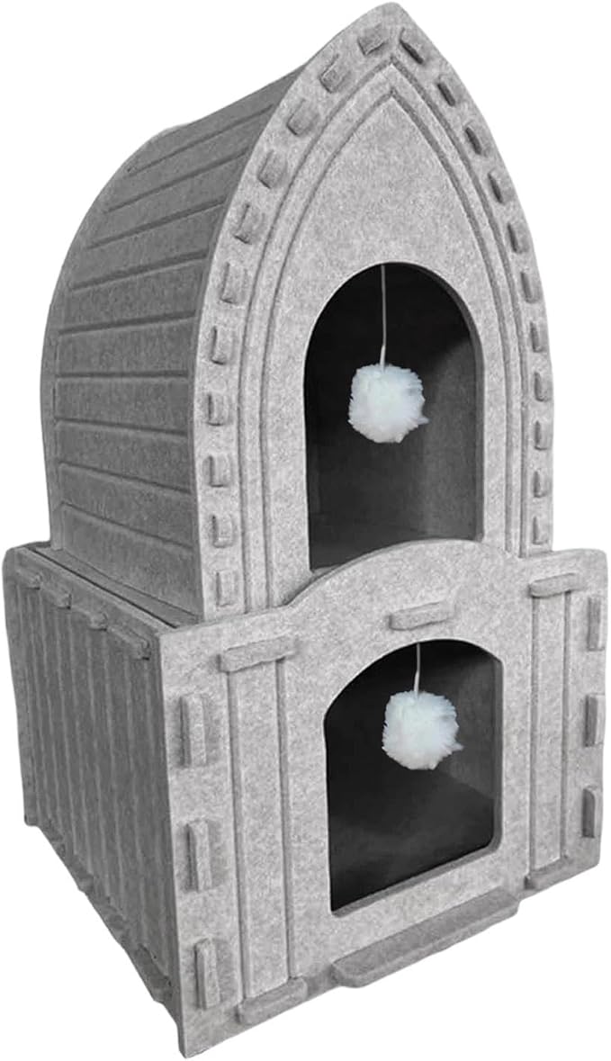 Cat Scratcher Cat Lounge Bed Thickened Multipurpose Kitten Sleeping Nest Furniture Protector for Interaction Indoor Sleeping, 1 Set