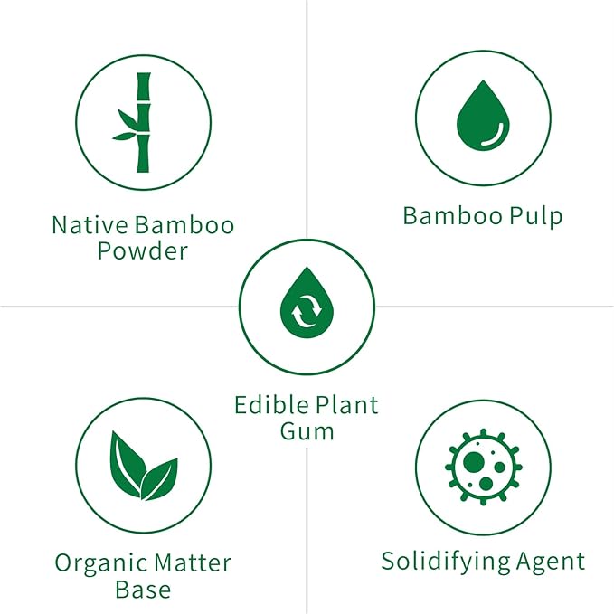 Bamboo Fiber Cat Litter, 100% Natural & Eco-Friendly, Superior Odor Control, Dust-Free Formula, Biodegradable & Sustainable (1 Bag)