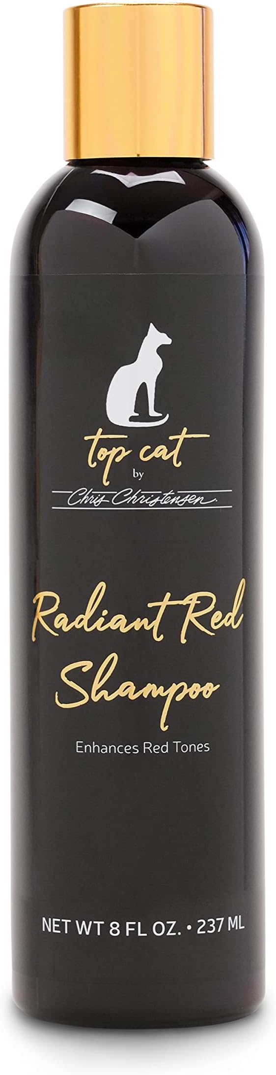 Chris Christensen Top Cat Radiant Red Shampoo for Cats, Groom Like a Professional, Enhances Red Tones, Great for All Coat Types, Made in USA, 8 oz