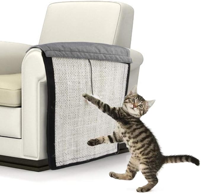 Cat Scratch Pad Sofa Couch Furniture Couch Protector Natural Sisal Cat Scratching Mat Couch Cover Protection for Indoor Cats Grinding Claws Nails Cat Furniture Protector for Couch Carpets Sofas