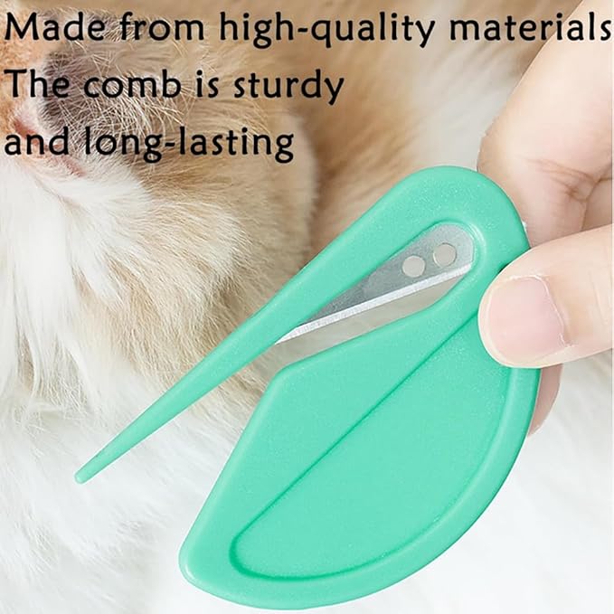 1 Piece Knotting Comb for Cats, Pet Knotting Comb Pet Supplies for Dog Pet Hair Removal Tool,Red