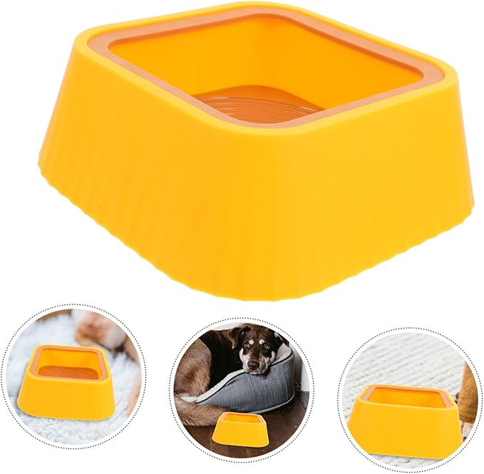 BESPORTBLE Pet Water Bowl with Floating Mechanism Durable Design for Cats and Small Dogs No-Spill Water Feeder Keeps Pets Mouth Dry and Area Clean