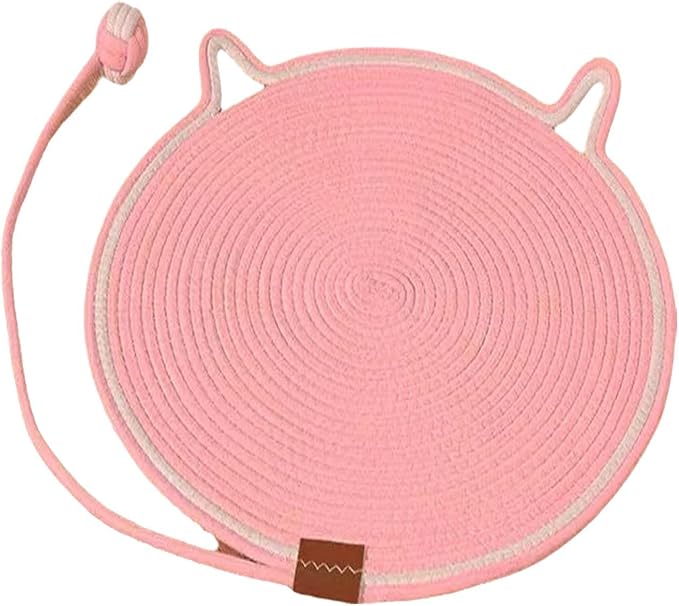 Peiiwdc Cats Interaction Scratcher Board Toy Furniture Protective Pet Rest Bed for, Climbing, Lounging Large Cats Mat