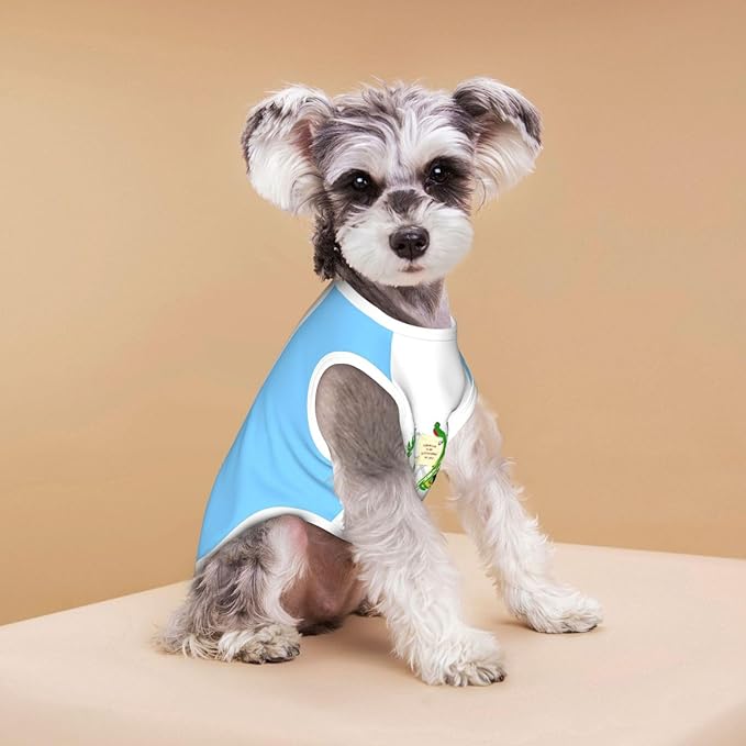 Guatemala Guatemalan Flag Dog Shirts Sleeveless Puppy Cotton T-Shirts Breathable Dog Clothes Pet Apparel Tank Top Pullover Doggy Sweatshirt Cozy Canine Wear for Small Dogs Cats Brown Small