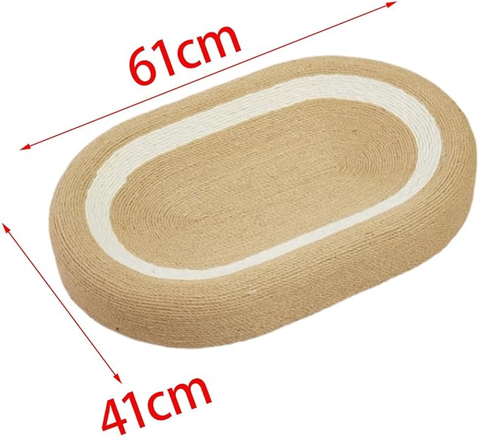 Cat Scratcher Lounge Bed Cat Scratching Board for Sofa Furniture Protector Playing Couch Kitten Oval Pet Cushion Indoor Cats