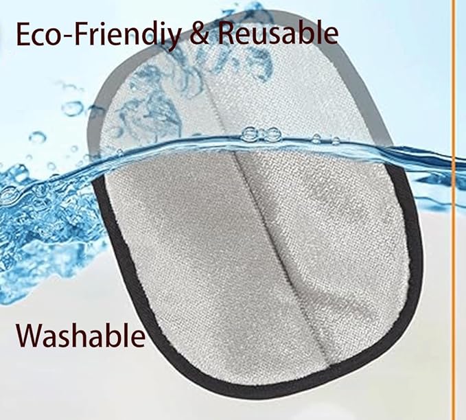 Electrostatic Pet Hair Remover Glove New Upgrade Efficient Pet Grooming Gloves Dogs & Cats Reusable Pet Pal Cleaning Glove for Couch Carpet Car Seat & Furniture Clothing (2 Pcs)