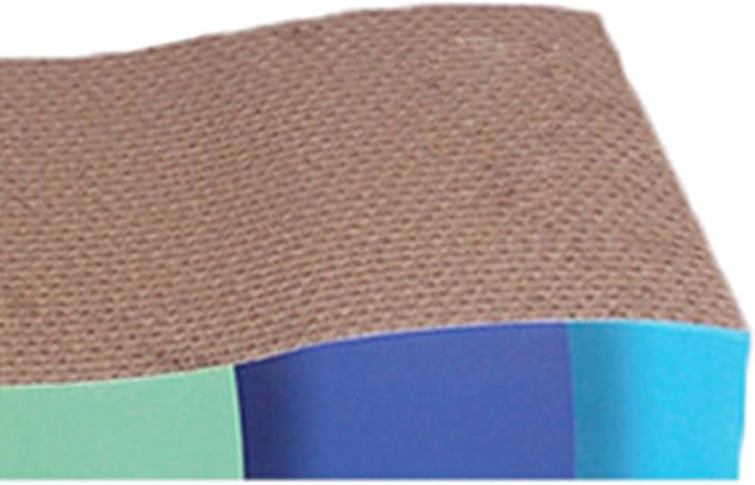 Cat Scratching Board Bed Scratching Pad Corrugated Cardboard Scratcher Nest Scratching for Furniture Protection Playing Training, Wavy Surface