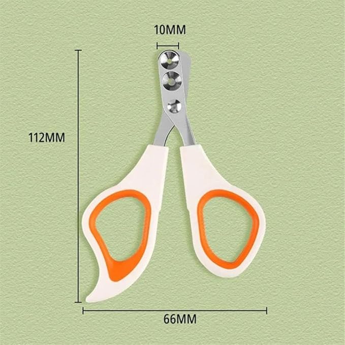 Jowxsx Orange Cat Nail Clippers with Circular Cut Hole,Cat Claw Clippers Cat Nail Trimmers Avoid Over Cutting Pet Nail Clippers Grooming Tool for Cat,Cat Nail and Trimmers，Grooming