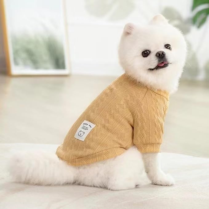 Kitten Clothes, Dog Cat Sweaters Pet Puppy Knitwear Costume Fall Winter Coat for Small Medium Cats Dog Girl Boy Fit 2.2-23lb