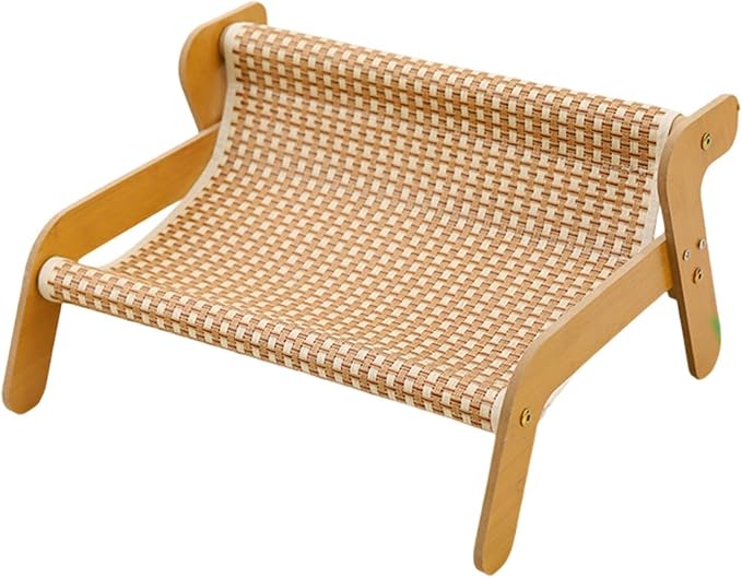 The Claw Lounge, 2 in 1 Cat Hammock Lounge, Wear-Resistant Scratching Pad Lounge Chair, Pet Furniture Sofa Shaped, Cute Large Scratch Mat Scratching for Playing (Khaki1)