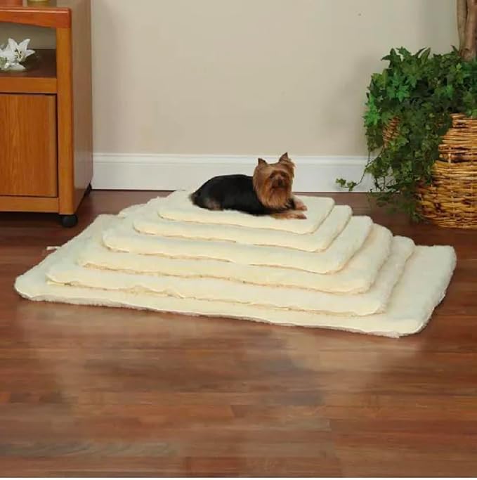 Super Soft Plush Dog and Cat Beds Reversible Diverse Crate Mats Furniture Cover or Cuddler (Medium)