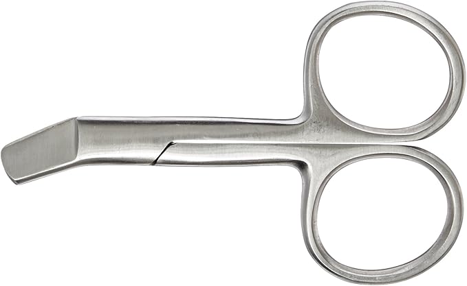 TAMSCO Pet Nail Scissor 3-Inch Stainless Steel Angled Tip Ice Tempered 3-Inch
