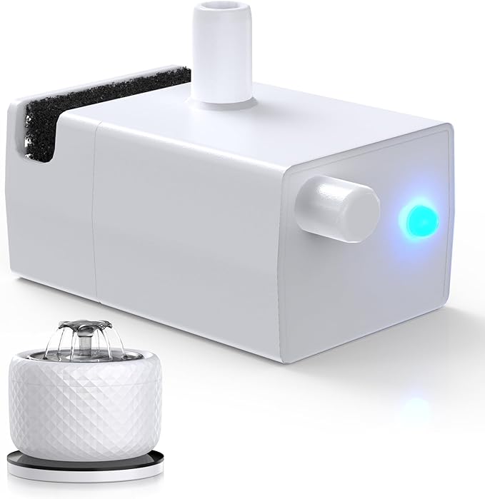 118oz/3.5L Smart Cat Water Fountain with App Control, Kitty spout cat Water Fountain, Ultra Quiet Pet Water Fountain for Cat Indoor, 2.4GHz Wi-Fi (Pump)