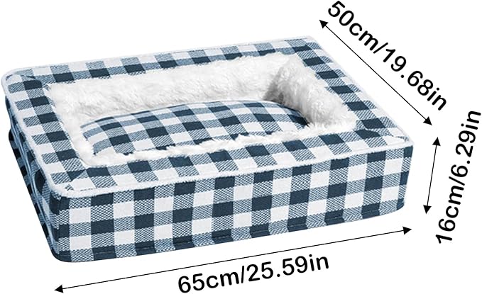 Cat Bed,Warm Pet Sleeping Nest Cuddler - Pet Bed for Puppy and Kitten with Anti-Slip Bottom | for Living Room Crate Interior Bedroom Home
