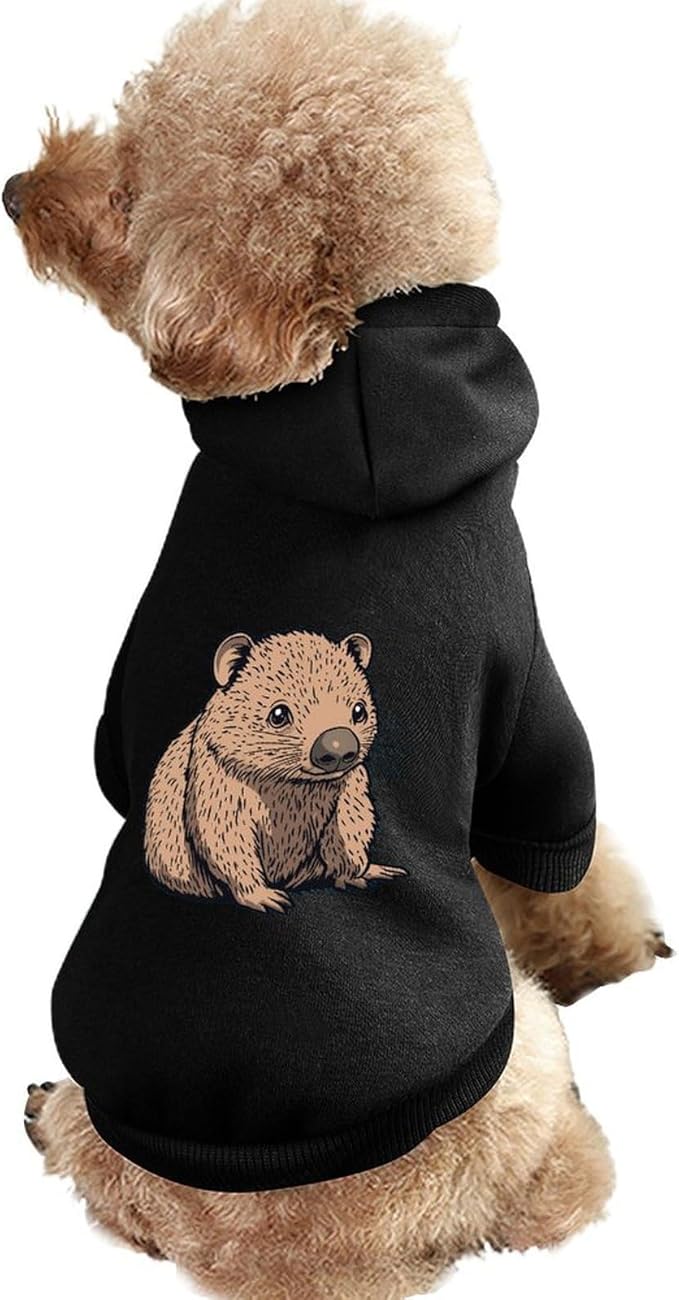 Wombat Pet Hoodie Dog Sweatshirts Puppy Hooded Clothes Cat Costume