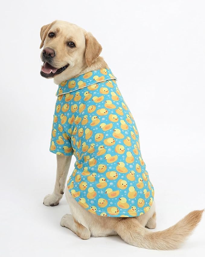 CuteBone Two-Leg Velvet Pet Pajamas Girl Dog Clothes - Soft, Cozy, and Stretchy Boy Pjs for Medium, Large Dogs and Cats Winter Sleepwear Apparel LTP10-4XL