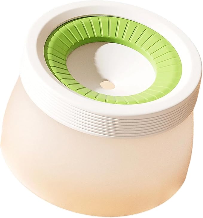 Floating Pet Water Bowl Prevents Wet Mouth for Cats Dogs, Nonslip Base Easy Assembly Pet Drinking Bowl